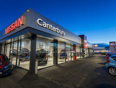 Canterbury Nissan showroom